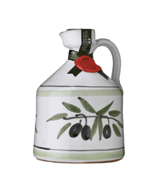 Frantoio Galantino ANGEL Extra Virgin Olive Oil in Hand Painted Ceramic