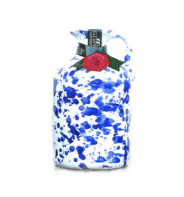 Frantoio Galantino Cobalt Fantasia Extra Virgin Olive Oil in Hand Painted Ceramic 100ml